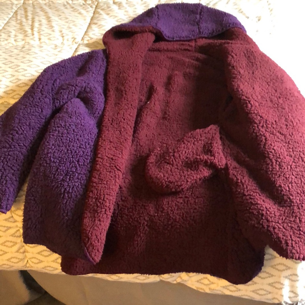 Urban Outfitters Carmella Reversible Hooded Teddy - image 2